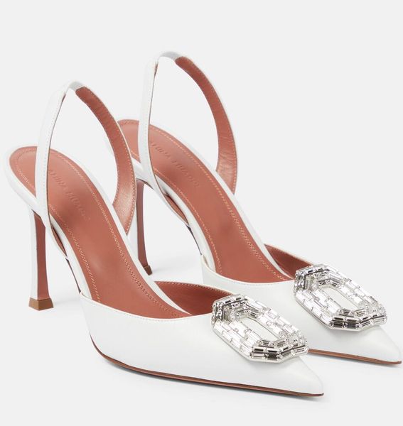 elegant amina muaddi camelia sandals shoes women pointed toe pumps crystal buckles summer high heels lady party wedding high heels eu35-42, Black
elegant amina muaddi camelia sandals shoes women pointed toe pumps crystal buckles summer high heels lady party wedding high heels eu35-42, Black
