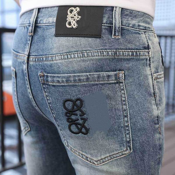 summer mens jeans trendy slim straight-leg denim trousers designer pants fashion embroidery slim casual pants, Blue
summer mens jeans trendy slim straight-leg denim trousers designer pants fashion embroidery slim casual pants, Blue