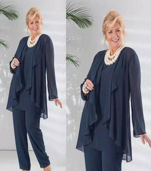 2020 elegant mother of the bride pant suits dark navy 3 pieces chiffon long sleeves mother039s dresses plus size wedding guest 5198858, Black;red
2020 elegant mother of the bride pant suits dark navy 3 pieces chiffon long sleeves mother039s dresses plus size wedding guest 5198858, Black;red