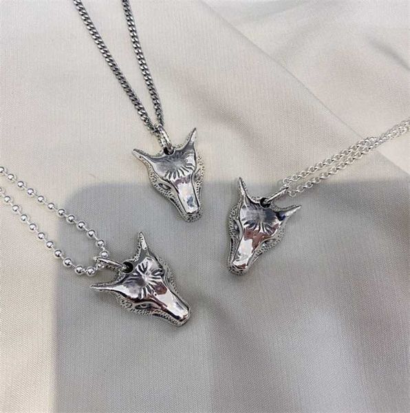 designer jewelry bracelet necklace ring 925 sterling domineering wolf head men's pendant clavicle chain, Silver
designer jewelry bracelet necklace ring 925 sterling domineering wolf head men's pendant clavicle chain, Silver