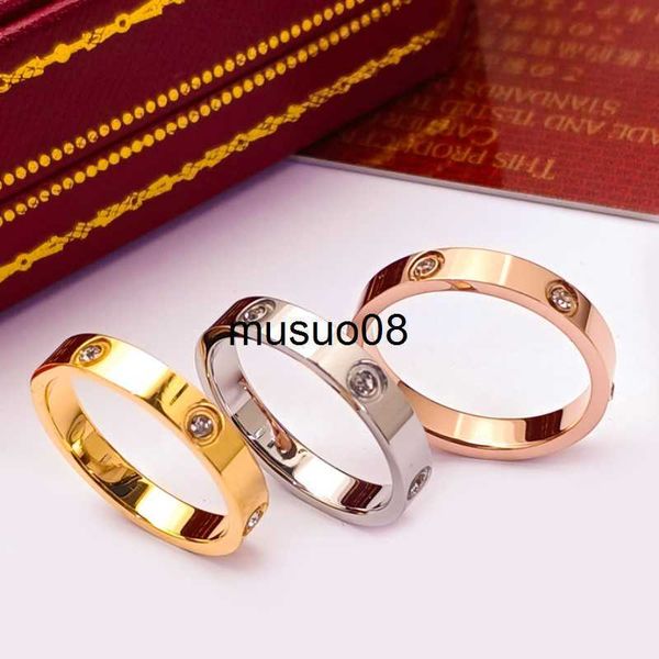band rings 2023 trendy stainless steel rose gold color love ring for women men couple crystal rings luxury brand jewelry wedding ring gift j, Silver
band rings 2023 trendy stainless steel rose gold color love ring for women men couple crystal rings luxury brand jewelry wedding ring gift j, Silver