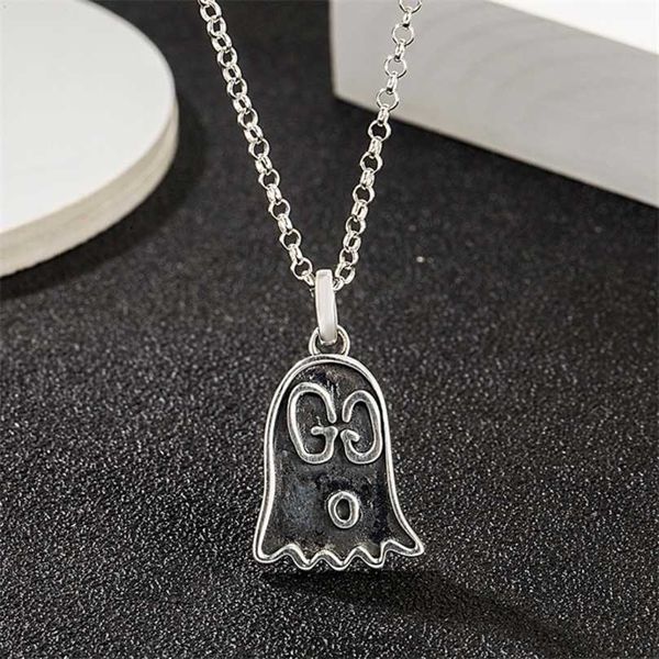 50% off designer jewelry bracelet necklace ring classic antique sterling little ghost hip hop flow clavicle chain, Silver
50% off designer jewelry bracelet necklace ring classic antique sterling little ghost hip hop flow clavicle chain, Silver