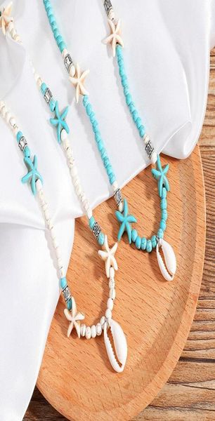 bohemian handmade natural stone beaded pendent necklaces white turquoise starfish shell necklace choker for women fashion beach je5732579, Silver
bohemian handmade natural stone beaded pendent necklaces white turquoise starfish shell necklace choker for women fashion beach je5732579, Silver