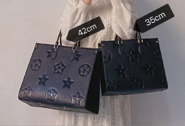 fashion designer bag women bag embossed black flower monograms onthego gm mm bags leather handbag purse the tote shoulder crossbody female b
fashion designer bag women bag embossed black flower monograms onthego gm mm bags leather handbag purse the tote shoulder crossbody female b
