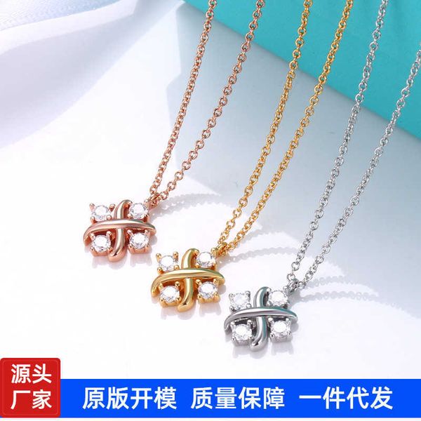 high-quality tiffayffay x-shaped 4-diamond necklace women's cross diamond pendant collar chain same jewelry, Black
high-quality tiffayffay x-shaped 4-diamond necklace women's cross diamond pendant collar chain same jewelry, Black