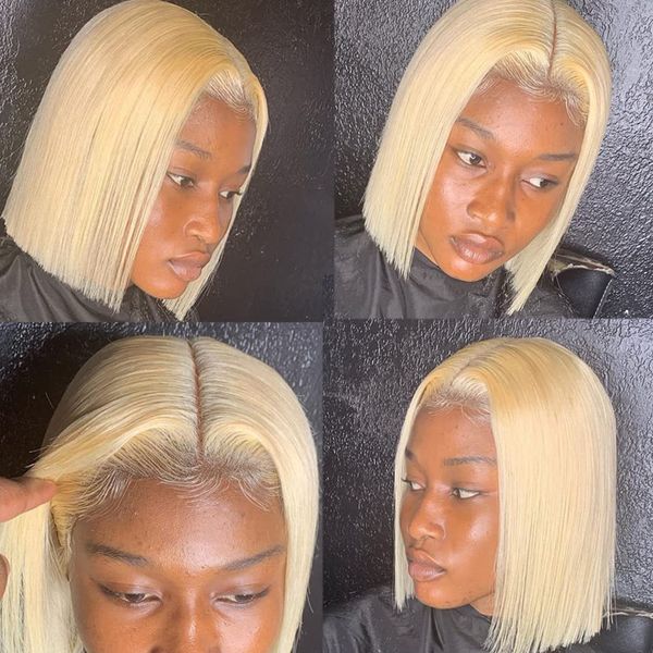 short bob wig 613 honey blonde brazilian straight bob wig 13x4 lace front human hair wigs hd remy lace frontal wigs for women, Black;brown
short bob wig 613 honey blonde brazilian straight bob wig 13x4 lace front human hair wigs hd remy lace frontal wigs for women, Black;brown