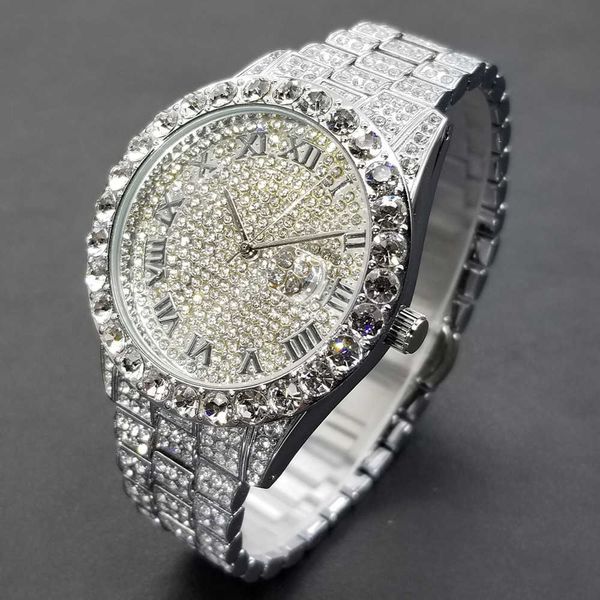 wristwatches luxury men watch fashion roman numerals full diamond quartz wristwatch hip hop bling iced out waterproof clock gift 230602, Slivery;golden
wristwatches luxury men watch fashion roman numerals full diamond quartz wristwatch hip hop bling iced out waterproof clock gift 230602, Slivery;golden