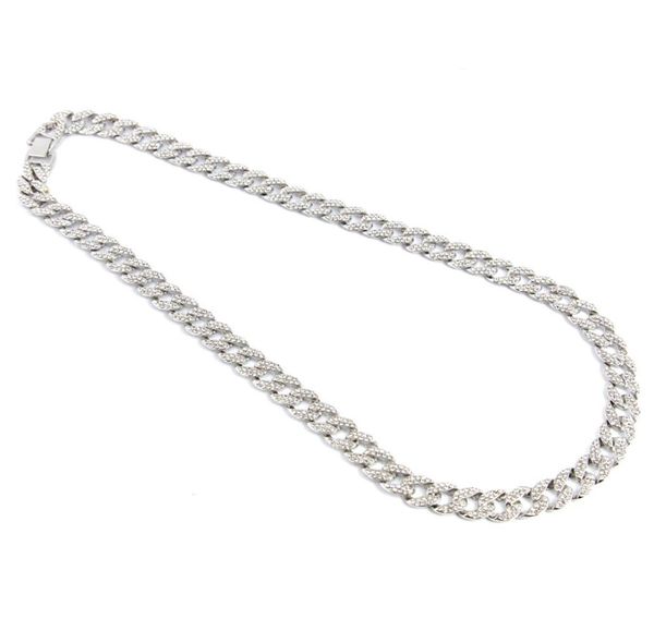 iced out bling rhinestone crystal finish miami cuban link chain men039s hip hop necklace jewelry 20 24 30 36 inch8104046, Silver
iced out bling rhinestone crystal finish miami cuban link chain men039s hip hop necklace jewelry 20 24 30 36 inch8104046, Silver
