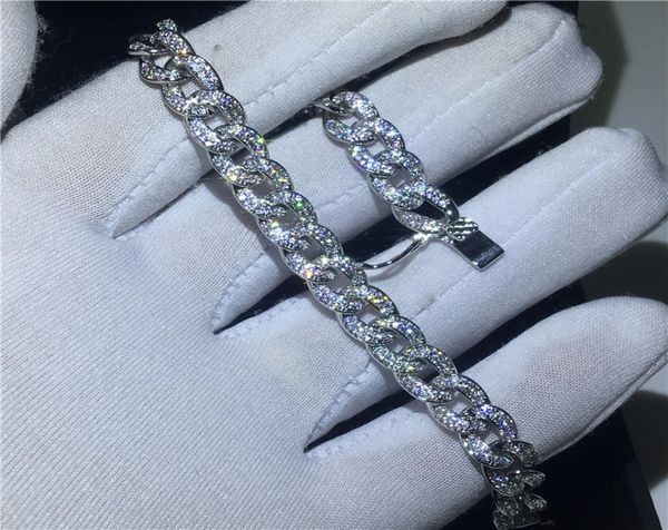 vecalon hiphop chian bracelet pave set 5a cubic zirconia white gold filled party wedding bracelet for women men rock jewelry7192887, Black
vecalon hiphop chian bracelet pave set 5a cubic zirconia white gold filled party wedding bracelet for women men rock jewelry7192887, Black