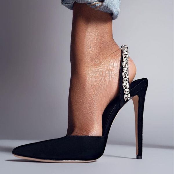 sandals woman summer 2022 ladies shoes elegant high heels stiletto sandals pointed toe crystal wedding shoes luxury women pumps, Black
sandals woman summer 2022 ladies shoes elegant high heels stiletto sandals pointed toe crystal wedding shoes luxury women pumps, Black