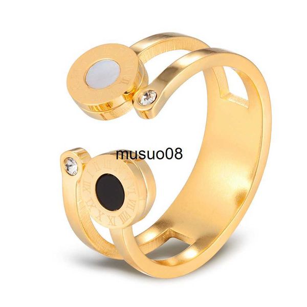 band rings tyo fashion design roman numerals stainless steel rings cubic zirconia for women men crystal engagement jewelry accessories j2306, Silver
band rings tyo fashion design roman numerals stainless steel rings cubic zirconia for women men crystal engagement jewelry accessories j2306, Silver