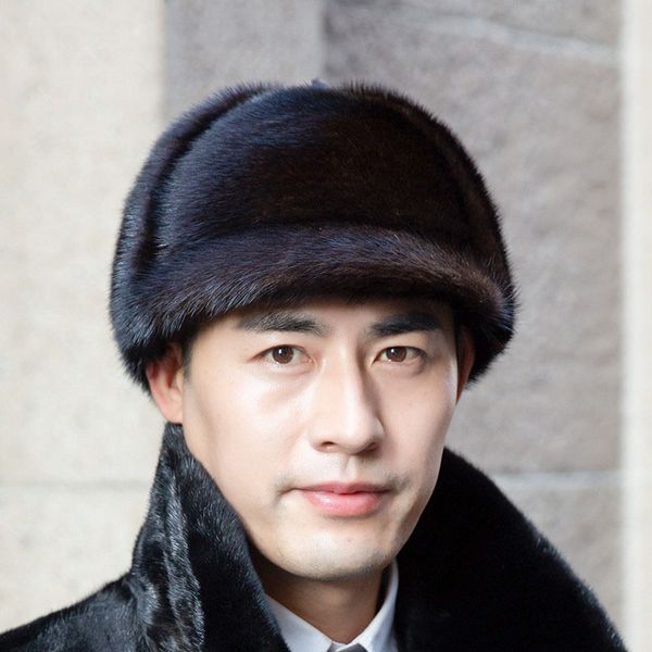 men's real mink fur hat whole full fur hat headgear homburg cap hat winter warm outdoor hat, Blue;gray
men's real mink fur hat whole full fur hat headgear homburg cap hat winter warm outdoor hat, Blue;gray
