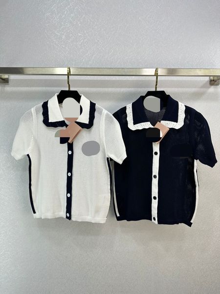 522 l 2023 summer sweaters women's pullover sweater striped crew neck short sleeve brand same style women's weilan e66, White;black
522 l 2023 summer sweaters women's pullover sweater striped crew neck short sleeve brand same style women's weilan e66, White;black
