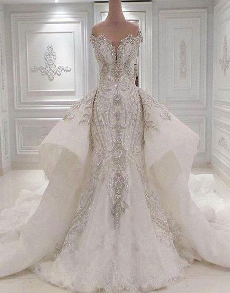 luxury dubai wedding dress plus size mermaid wedding gowns bling crystals beaded embroidery bridal dresses with detachable train5993260, White
luxury dubai wedding dress plus size mermaid wedding gowns bling crystals beaded embroidery bridal dresses with detachable train5993260, White