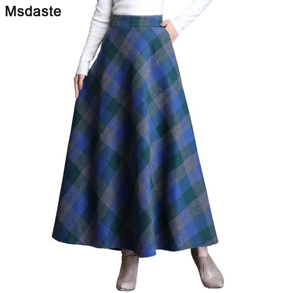 dresses high waist woolen skirts women winter 2019 fashion streewear wool long pleated skirt casual ladies saia longa plaid female skirt, Black;gray
dresses high waist woolen skirts women winter 2019 fashion streewear wool long pleated skirt casual ladies saia longa plaid female skirt, Black;gray