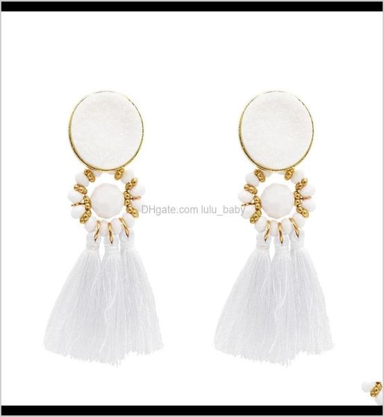 8 colors bohemian acrylic beads cotton thread long tassel drop earrings for party jewelry tj5hm dangle chandelier fg2sw8790353, Silver
8 colors bohemian acrylic beads cotton thread long tassel drop earrings for party jewelry tj5hm dangle chandelier fg2sw8790353, Silver