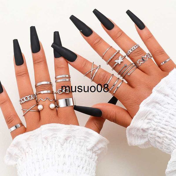 band rings 22pcs/set silver color butterfly pearl rings set for women girls heart adjustable ring fashion 2023 jewelry trendy gifts new j230
band rings 22pcs/set silver color butterfly pearl rings set for women girls heart adjustable ring fashion 2023 jewelry trendy gifts new j230