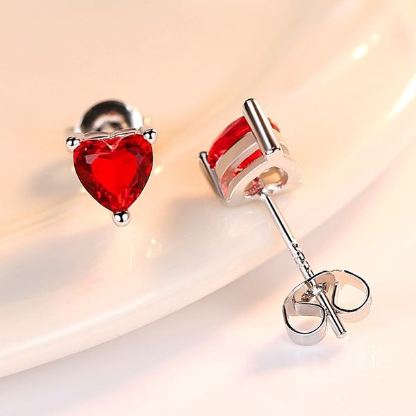 925 sterling silver heart stud earrings for women 18k gold shining crystal luxury earrings jewelry designer earrings, Golden;silver
925 sterling silver heart stud earrings for women 18k gold shining crystal luxury earrings jewelry designer earrings, Golden;silver