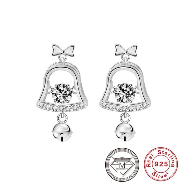 christmas jingle bell shape earrings 925 sterling silver moissanite stud earring for women gift, Golden;silver
christmas jingle bell shape earrings 925 sterling silver moissanite stud earring for women gift, Golden;silver