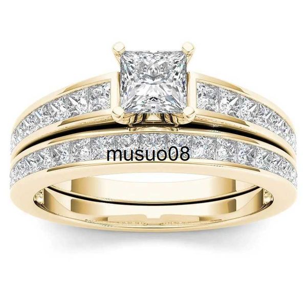 band rings new luxury 2pcs set of rings square shape women wedding ring brilliant cubic zirconia elegant bridal marriage engagement jewelry, Silver
band rings new luxury 2pcs set of rings square shape women wedding ring brilliant cubic zirconia elegant bridal marriage engagement jewelry, Silver