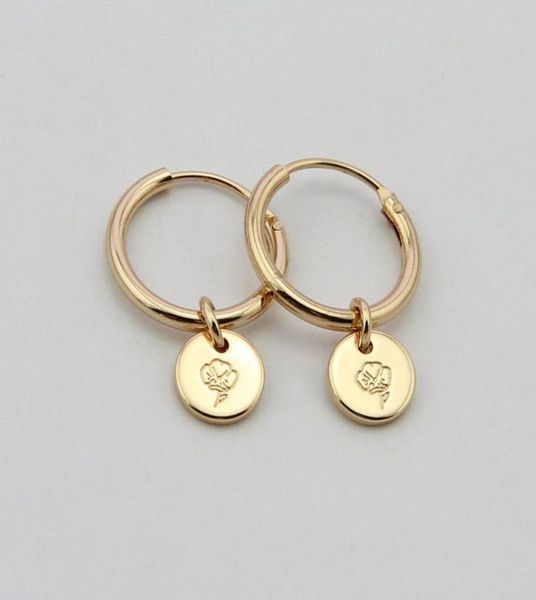 hoop huggie dainty tiny birth flower earrings for women girls fashion poppy earring birthday gift8312836, Golden;silver
hoop huggie dainty tiny birth flower earrings for women girls fashion poppy earring birthday gift8312836, Golden;silver