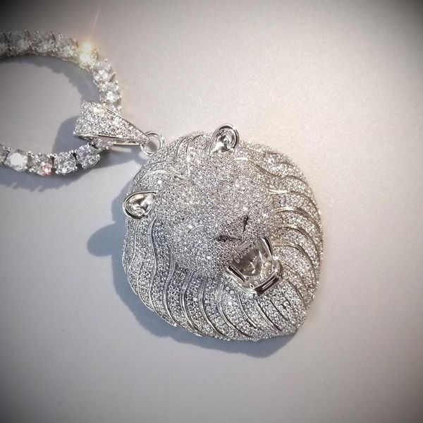 bling iced out necklace micro pave cubic zircon lion head pendant for men women gifts luxury hip hop jewelry 2009285003638, Silver
bling iced out necklace micro pave cubic zircon lion head pendant for men women gifts luxury hip hop jewelry 2009285003638, Silver