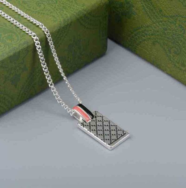 designer jewelry bracelet necklace ring rectangular rhombic checkered drop glue red black color pendant couple clavicle sweater chain, Silver
designer jewelry bracelet necklace ring rectangular rhombic checkered drop glue red black color pendant couple clavicle sweater chain, Silver