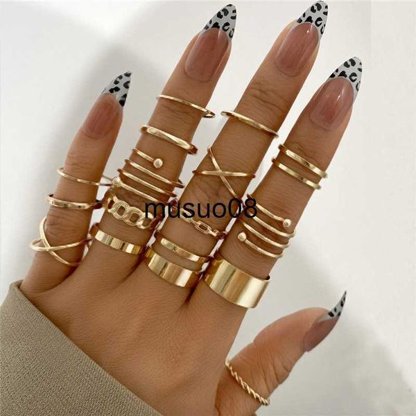 band rings modyle new fashion gold color cross rings set for women punk vintage geometric twist hollow ring jewelry trendy accessories j2306, Silver
band rings modyle new fashion gold color cross rings set for women punk vintage geometric twist hollow ring jewelry trendy accessories j2306, Silver