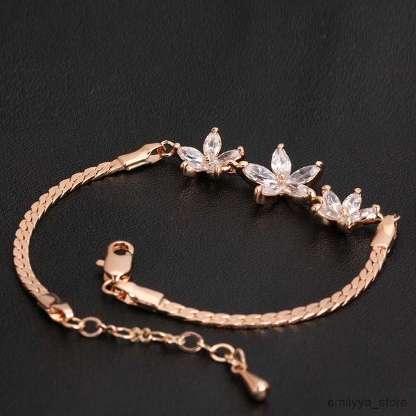charm bracelets three clear flower rose gold color bracelet for women jewelry with genuine hand chain, Golden;silver
charm bracelets three clear flower rose gold color bracelet for women jewelry with genuine hand chain, Golden;silver