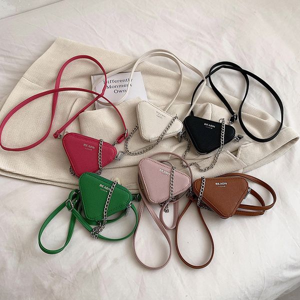 personality triangle mini children handbags kids diagonal cross-body chain accessories lipstick bag girls one shoulder bags f1703, Black
personality triangle mini children handbags kids diagonal cross-body chain accessories lipstick bag girls one shoulder bags f1703, Black