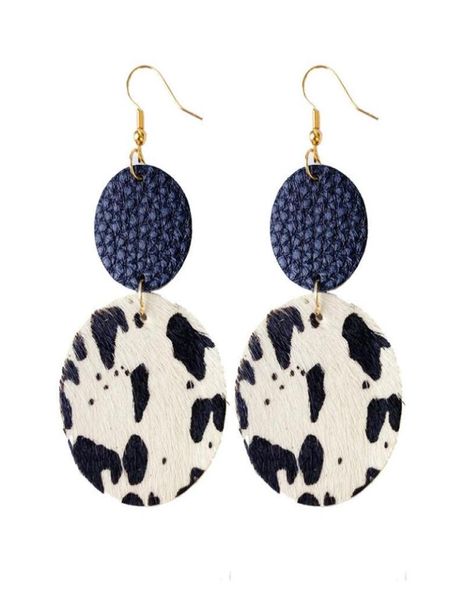 creative genuine cowhide leather dangle earrings for women bull head horse hair cow pattern round star pendant earring jewelry3750208, Silver
creative genuine cowhide leather dangle earrings for women bull head horse hair cow pattern round star pendant earring jewelry3750208, Silver