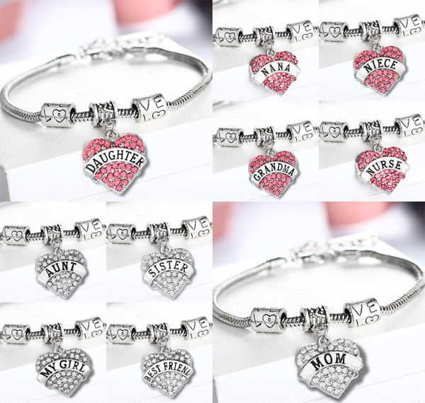 crystal heart love charm bracelets silver pink plated mom sister grandma hope friend family member bracelet wristband women christ8727152, Golden;silver
crystal heart love charm bracelets silver pink plated mom sister grandma hope friend family member bracelet wristband women christ8727152, Golden;silver