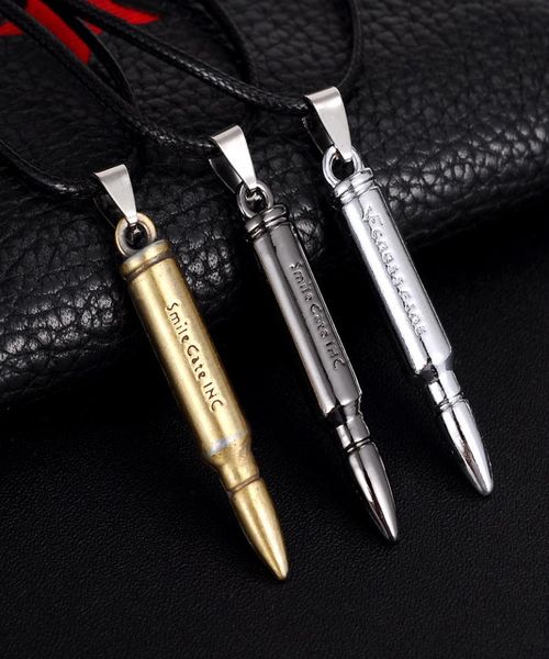 cool engraved letters man039s stainless steel bullet pendant necklaces rock punk style bronze chain personality me7090666, Silver
cool engraved letters man039s stainless steel bullet pendant necklaces rock punk style bronze chain personality me7090666, Silver