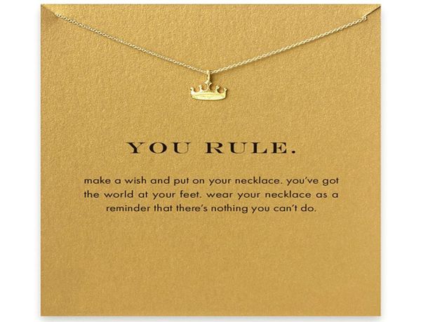 chain choker necklaces with card gold silver crown pendant necklace for fashion women jewelry you rule3927014
chain choker necklaces with card gold silver crown pendant necklace for fashion women jewelry you rule3927014