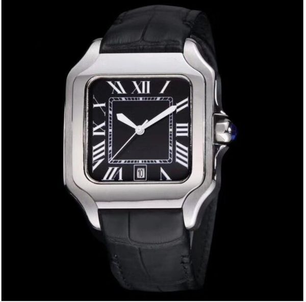 8 style watchs leather strap suare watch automatic mechanical mens womens designer 35mm 40mm watches sport waterproof business wristwatch, Slivery;brown
8 style watchs leather strap suare watch automatic mechanical mens womens designer 35mm 40mm watches sport waterproof business wristwatch, Slivery;brown