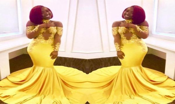 yellow black girls mermaid prom dresses lace long sleeves backless satin floor length formal party wear evening gowns 9700103
yellow black girls mermaid prom dresses lace long sleeves backless satin floor length formal party wear evening gowns 9700103