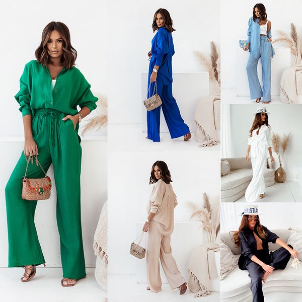 new arrival ins fashion suit women two piece pants loose solid color long-sleeved shirt casual lace-up plus size s-xxl ladies clothes, White
new arrival ins fashion suit women two piece pants loose solid color long-sleeved shirt casual lace-up plus size s-xxl ladies clothes, White
