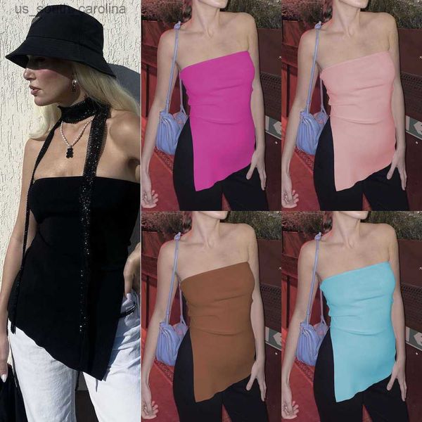 camis 2023 spring summer womens vest tank t-shirt irregular split woolen bra tank tees shirt for ladies l230522, White
camis 2023 spring summer womens vest tank t-shirt irregular split woolen bra tank tees shirt for ladies l230522, White