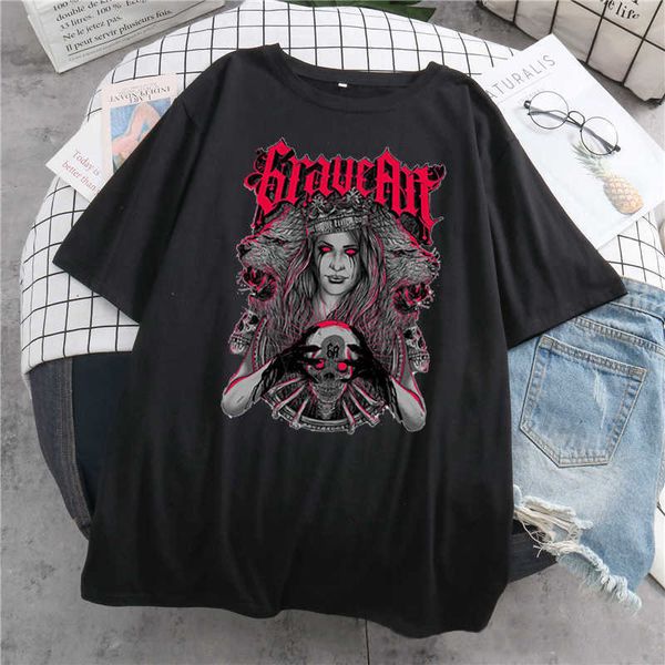 dark trendy clothing style gothic skull head t shirt printed shortsleeved men and women hiphop personality tshirt mgu, White;black
dark trendy clothing style gothic skull head t shirt printed shortsleeved men and women hiphop personality tshirt mgu, White;black