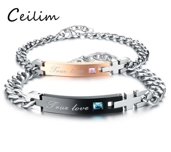 316l stainless steel true love couple bracelet with crystal valentine039s gift romantic mens bracelets cross charm for women me9006353, Black
316l stainless steel true love couple bracelet with crystal valentine039s gift romantic mens bracelets cross charm for women me9006353, Black