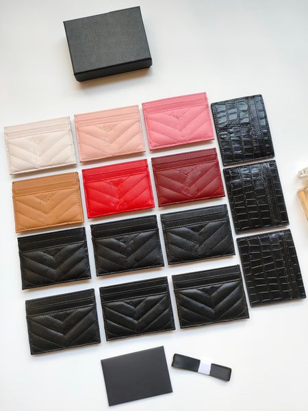 new fashion card holders caviar woman mini wallet designer pure color genuine leather pebble texture luxury black wallet with box, Brown;gray
new fashion card holders caviar woman mini wallet designer pure color genuine leather pebble texture luxury black wallet with box, Brown;gray