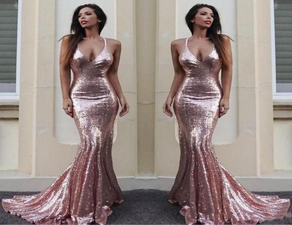 rose gold mermaid bridesmaid dresses for wedding simple sequined halter maid of honor gowns custom made long bridesmaid4525382, White;pink
rose gold mermaid bridesmaid dresses for wedding simple sequined halter maid of honor gowns custom made long bridesmaid4525382, White;pink