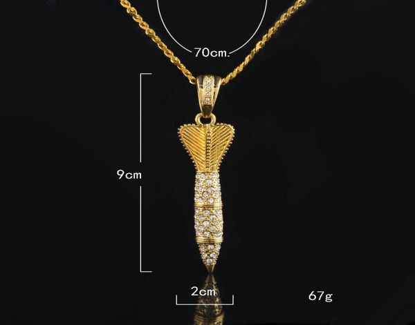 bling bling gold color rhinestone iced out military rocket arrow dart pendant necklace hip hop style rapper jewelry1602616, Silver
bling bling gold color rhinestone iced out military rocket arrow dart pendant necklace hip hop style rapper jewelry1602616, Silver