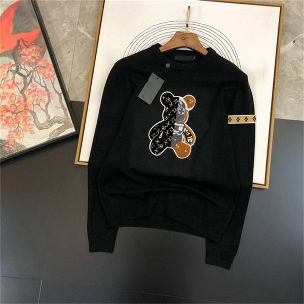 designer sweater man for woman knit crow neck womens fashion letter black long sleeve clothes pullover oversized blue an17, White;black
designer sweater man for woman knit crow neck womens fashion letter black long sleeve clothes pullover oversized blue an17, White;black