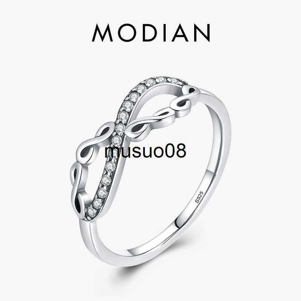 band rings modian original 925 sterling silver infinite love charm diamond finger ring brand trendy cz fine jewelry for women party gifts j2
band rings modian original 925 sterling silver infinite love charm diamond finger ring brand trendy cz fine jewelry for women party gifts j2