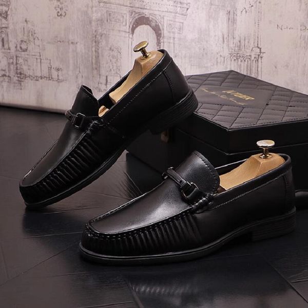 men's leather shoes new loafers summer business formal casual shoes youth british style shoes d2h58, Black
men's leather shoes new loafers summer business formal casual shoes youth british style shoes d2h58, Black