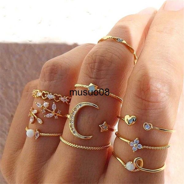 band rings 10pcs rings suit for women gold chain ring set bohemian style coin snake moon star party trend gift jewelry j230602, Silver
band rings 10pcs rings suit for women gold chain ring set bohemian style coin snake moon star party trend gift jewelry j230602, Silver