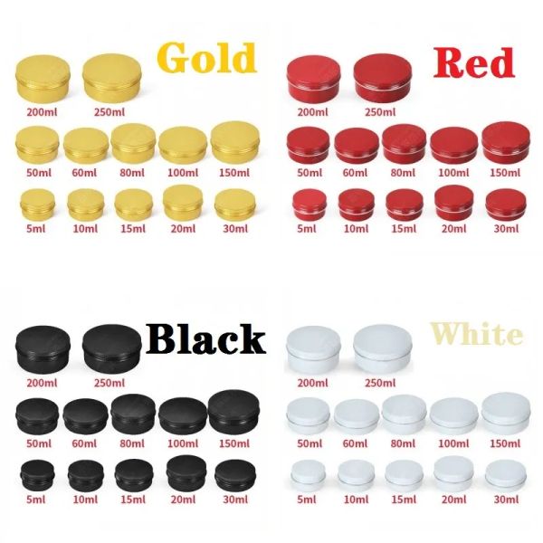 gold red black white nail derocation crafts pot bottle empty aluminum cream jar tin 5 10 15 30 50 100g cosmetic lip balm containers
gold red black white nail derocation crafts pot bottle empty aluminum cream jar tin 5 10 15 30 50 100g cosmetic lip balm containers