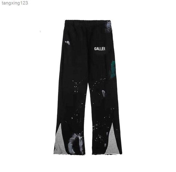 designer men's pants galleryes depts multi panel flared women sports loose high street casual sweatpants vintage trousers bpzi, Black
designer men's pants galleryes depts multi panel flared women sports loose high street casual sweatpants vintage trousers bpzi, Black