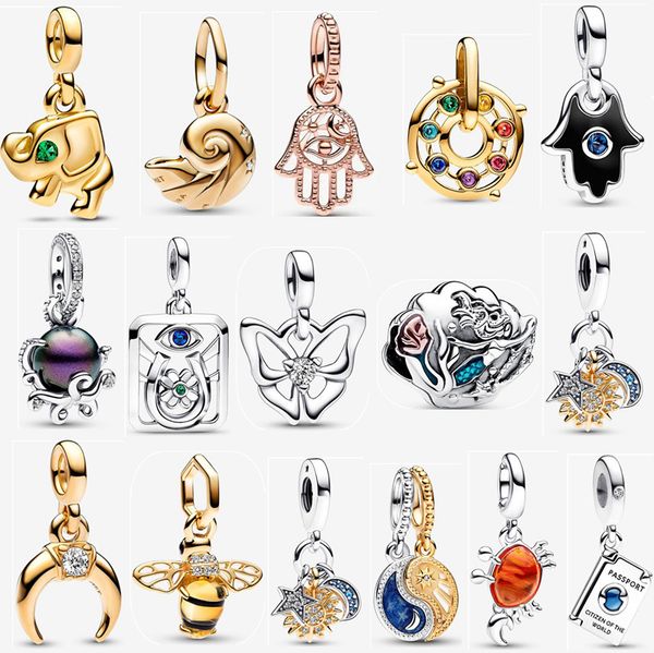 2023 new 925 silver charms little mermaid seashell ursula dangle charm diy fit pandora pendant bracelet necklace designer jewelry with box, Bronze;silver
2023 new 925 silver charms little mermaid seashell ursula dangle charm diy fit pandora pendant bracelet necklace designer jewelry with box, Bronze;silver